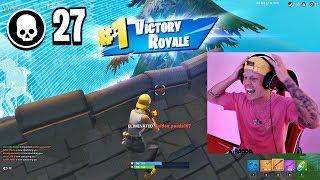 My Craziest WIN in Fortnite EVER... 27 KILLS Solo Vs Squads