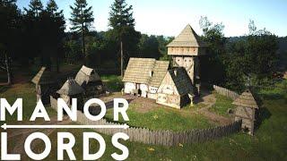 Building a Small Castle and Finishing the Village | Manor Lords Gameplay #3