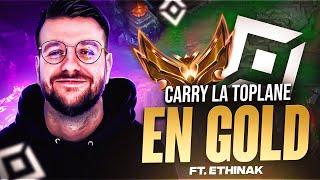 APPRENDRE À CARRY LA TOPLANE  EN GOLD ! UN GRANDMASTER EN BAS ELO (Ft Ethinak)