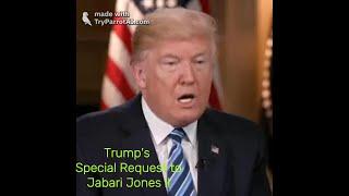 AI Trump Asks Jabari Jones To Do Him A Favor Regarding Melania Trump AI MSNBC News