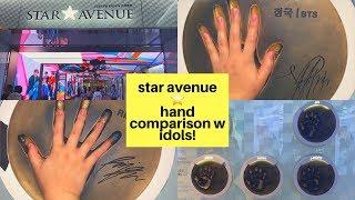 comparing hands w/ BTS & TWICE!!