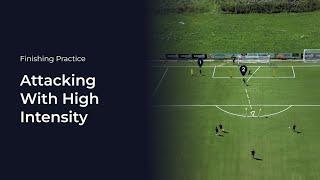 Attacking With High Intensity | Soccer Coaching Drill