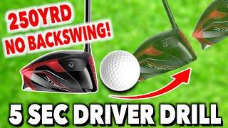 The SECRET to hitting DRIVER further with THIS incredible 5 second drill