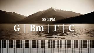 Ballad Piano 88 BPM [ G Bm F C ]