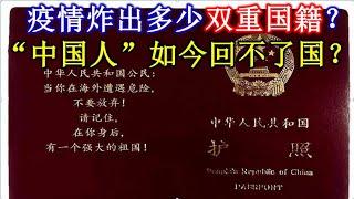 疫情炸出多少双重国籍？“中国人”如今回不了国？| 前方哨所