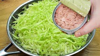 Do you have cabbage, canned tuna and potatoes at home? Top Cabbage Recipes. ASMR cabbage recipe