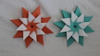 Origami star 'Mandala Carla' by Maria Sinayskaya