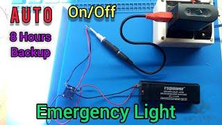 Automatic Emergency Light | Automatic charger and auto on off led | @TechnoTopics