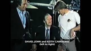 John, David And Keith Carradine Goofing Around.