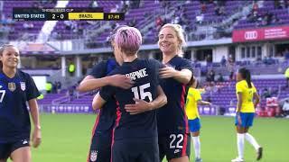 USWNT vs. Brazil: Megan Rapinoe Goal - Feb. 21, 2021