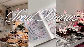 journal with me (seoul version)  cafe hopping, sanrio lover's club, han river ramen