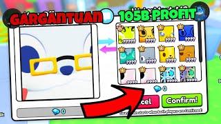 I GOT A GARGANTUAN AND FLIPPED IT FOR 105B PROFIT! Road to Gargantuan COMPLETE | PS99 