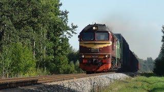 "Двойная тяга!:-)" .Тепловозы М62-1206+ХХХХ, со сборным поездом