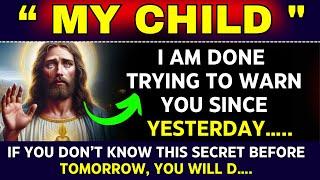 Gods Warning: "MY LAST WARNING BEFORE TOMORROW"God Says | God Message Today~ Gods Message NowEP-69