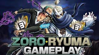 Boost 4 Dressrosa Zoro + Ryuma Gameplay | One Piece Bounty Rush