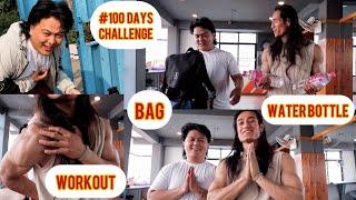 How to Build Muscle at Home/Home Workout with Bag & Bottle @SANDESHJUNGTHAKURI #100dayschallenge