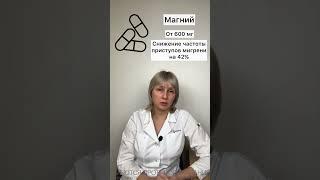 Три бада при мигрени. Доктор Лисенкова #shorts