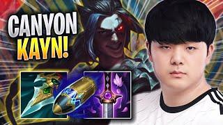 CANYON IS SO CRAZY WITH KAYN! - DK Canyon Plays Kayn JUNGLE vs Karthus! | Season 2023