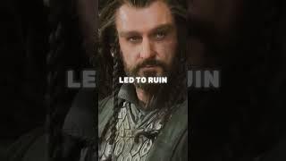 ¿Did you know that..... Thorin Oakenshield fears following in the footsteps of his grandf?️ #shorts