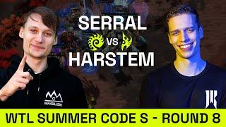 BASILISK Serral VS Shopify Rebellion Harstem | WTL Summer Round 8 | Starcraft 2