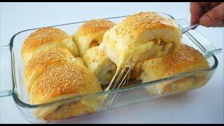 Super Tasty Chicken Cheese Dinner Rolls