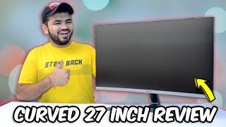 Samsung FHD Curved Monitor Unboxing + Review (27 Inch)