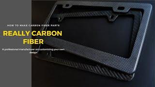 Carbon fiber frame plate