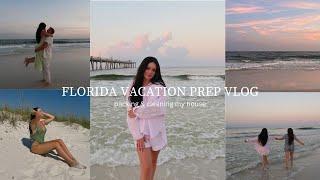 PREP WITH ME FOR FLORIDA | packing tiktok bts | cleaning |