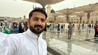 Beautiful Rain in Madina Live, Masjid an Nabawi live Rain