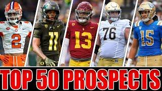 Top 50 Prospects in the 2024 NFL Draft | Top 50 Big Board