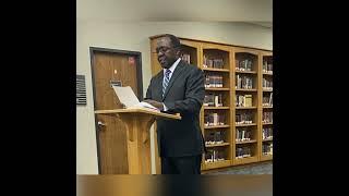 Poetry Reading by Pastor Christopher R Mwashinga, at James White Library, Andrews University 2023