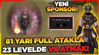 81 YARIYLA 23 LEVELDE VS ATMAK! | YENİ SPONSOR! | KARANLIK KORUMA BUGU? | Metin2 Karabüyü#3