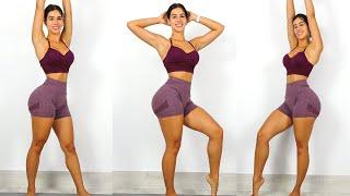 Slim Stomach, Round Butt, and Sexy Legs Home Workout (No Equipment Needed)!