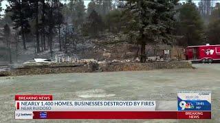 Nearly 1.4k structures destroyed in wildfires in Ruidoso