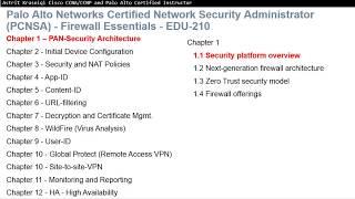 Palo Alto Lesson: 1.1 Security platform overview