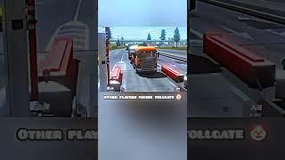 other players paying tollgate vs me  in toe3 #toe3 #truckersofeurope3 #gaming #respect #truckgames