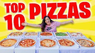 COMPRO TODO EL MENÚ!  TOP 10 PIZZAS  Cuál es Mejor?  Probando Pizzas Sandra Cires Art