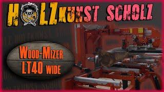 Wood-Mizer LT40 WIDE | unser neues Sägewerk