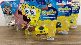 Hot Wheels Spongebob Squarepants Character Diecast Collection Opening Review ASMR