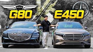 "이젠 솔직히 상대가 안된다..!" 1억원 최고의 끝판왕 세단은? G80 3.5 vs E450 국내 최초 비교시승기