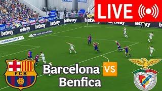 LIVE : Barcelona vs Benfica Champions league | 2024-25 Full Match live Streaming