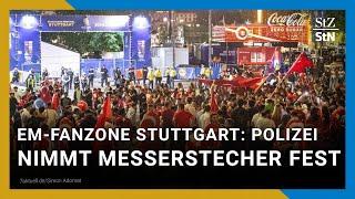 Festnahme in Stuttgarter EM-Fanzone: 25-Jähriger soll drei Männer mit Messer verletzt haben