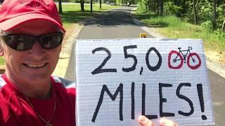 25,000 Bicycle Miles -- Thermal Belt Rail Trail