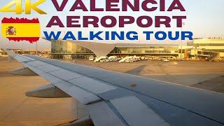 【4K】Valencia Airport /Aeropuerto de València/ Walking Tour - Spain