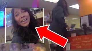 BODYCAM: Unhinged Woman Goes INSANE at Dunkin' Donuts