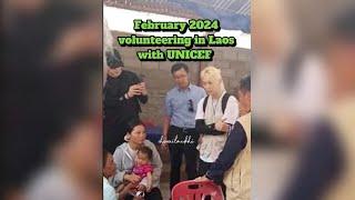 Angel  Felix volunteers with UNICEF ️in Laos #straykids #felix #skz #yongbok #kpop