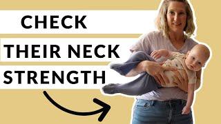 How to Check Neck Strength in Infants | Torticollis Explained