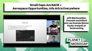 Small Caps Are BACK + Aerospace Opps, Info Arb is Everywhere with Maj Soueidan and Jan Svenda
