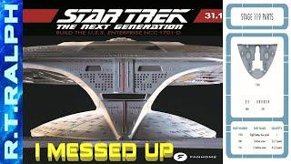 Star Trek: Build The Enterprise D. Stage 31.1 Assembly. By Fanhome/Eaglemoss/Hero Collector.