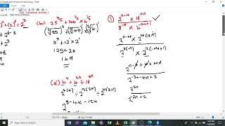 Application of laws of indices  .  By Misheck Botha